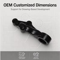 Support de fixation moteur en fonte ductile sur mesure, usiné CNC et sablé, pièces de rechange pour moteur de chariot élévateur, certifié IATF16949