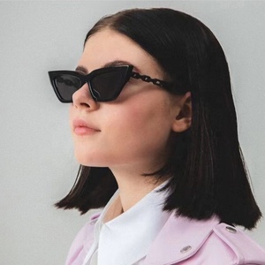Lunettes de soleil yeux de chat ajourées pour femme, verres solaires d'extérieur, bon marché, <span class=keywords><strong>2022</strong></span> - Product Image 3