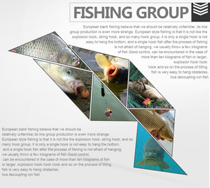 Vente en gros OEM 20g-80g Longueur 52cm Trois hameçons Cage à appâts de pêche Plomb pivotant avec ligne crochets pour mangeoire à carpe - Product Image 6