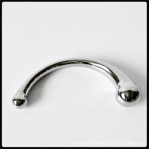 عصا G Spot من الفولاذ المقاوم للصدأ مزدوجة النهاية ، قضيب معدني نقي ، محفز نقطة P ، لعبة جنسية قضيب شرجي للنساء والرجال - Product Image 4