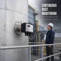 Moniteur de particules fines à diffusion directe 0-500 mg/m³ pour la désulfuration des gaz de combustion humides en cheminée CEMS