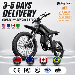 Bicicleta eléctrica de montaña Ridingtimes GT73 PRO de 3 velocidades con motor en el buje trasero, estilo bicicleta urbana, batería de litio de 60V 36Ah, e-MTB - Product Image 1