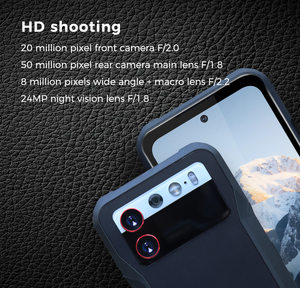 Téléphone mobile robuste pour jeux en plein air, étanche IP68, 5G CDMA/GSM, 6,43 pouces, Android 13, 6000 mAh, avec caméra de vision nocturne, NFC, étanche - Product Image 3