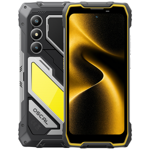 สมาร์ทโฟน Oscal Pilot 5 แบตเตอรี่ 15000mAh รองรับ 5G ระบบปฏิบัติการ Android 16 โทรศัพท์มือถือที่ทนทาน หน่วยความจำ 8+256GB หน้าจอ 6.67 นิ้ว 120HZ NFC ลำโพงเสียงดัง - Product Image 2
