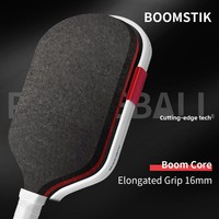 Nouvelle conception de raquette de pickleball Boomstik Project Boom Core MOI System GEN4 16 mm approuvée par l'USAPA, en fibre de carbone T700, légère