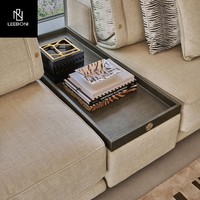 Hochwertiges Modernes Design Komfortables Gemütliches Gepolstertes Stoff-Sofa im Minimalistischen Stil für Hotel- und Villen-Wohnzimmer