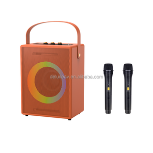 เครื่องเล่นเบสคาราโอเกะไร้สายแบบพกพาเชื่อมต่อกับลำโพงปาร์ตี้ - Product Image 1