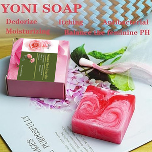 Sapone Artigianale Rosa con Olio Essenziale e Burro di Karité Anti-Acne e Sbiancante - Sapone Nuvola Rosa Fatto a Mano per Tutti i Tipi di Pelle e Corpo - Product Image 3