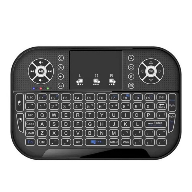 Mini 2.4G Wireless Keyboard Backlight Keyboard With Mouse Touchable Keyboard for Smart TV Box Desktop PC