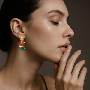 <strong>Brand</strong> Earrings Custom Earring Hooks Star Moon Design Womens Accessories Fashion <strong>Jewelry</strong> OEM Service for Holiday Party <strong>Supply</strong> - Product Image 4