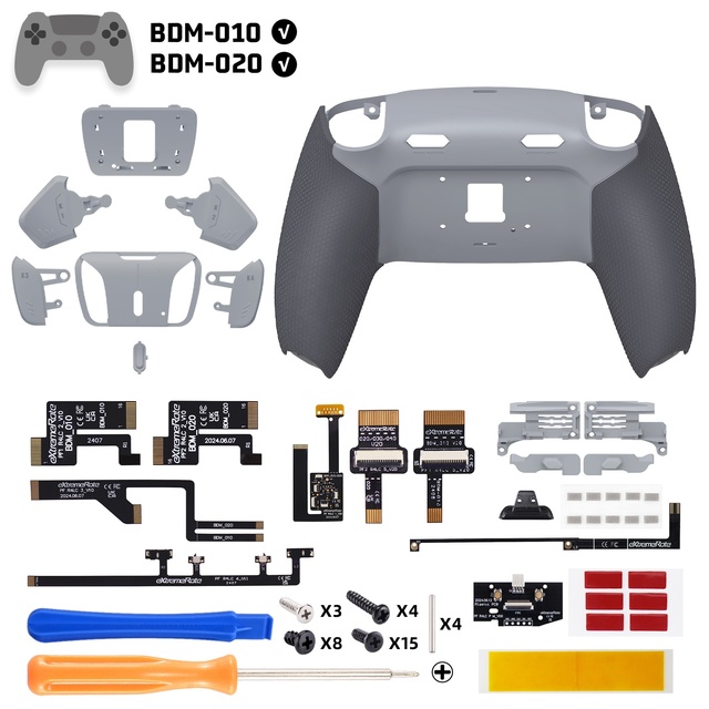 EXtremeRate RISE4 Plus Max Remap Kit for PS5 Controller, Custom Back Button Mod Kit