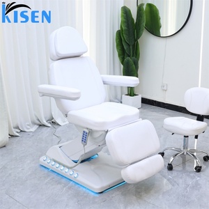 Kisen Hot Sale White Salon Furniture 3 Motors Modern Electric Lifting Esthetician Massage <b>Table</b> <b>Bed</b> Beauty Eye <b>Lash</b> <b>Bed</b> - Product Image 2