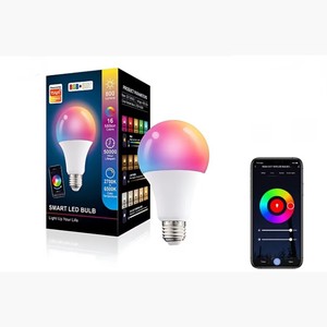 <span class=keywords><strong>Ampoule</strong></span> intelligente Wifi Tuya A70 RGBCW LED multicolore <span class=keywords><strong>E27</strong></span>/E26/B22 15W avec application Smart Life et télécommande 110V/220V /85-265V - Product Image 5