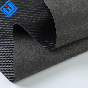 Cuero con Patrón de Tejido de Paja Negra con Revestimiento de Superfibra de 1.4 mm, Material Especial para Coser Volantes, Asientos de Coche y Reposabrazos - Product Image 6