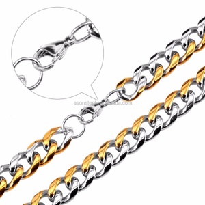 Collar de Cadena de Serpiente en Color Dorado para Hombre, Joyería al por Mayor, Nueva Tendencia, 3 Colores, Ancho de 3mm/5mm/10mm - Product Image 3