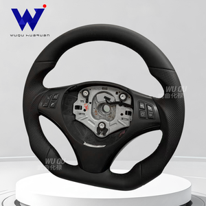 <span class=keywords><strong>El</strong></span> <span class=keywords><strong>volante</strong></span> de cuero para BMW Serie E es compatible con BMW E90 E60 E46 E92 M3 E87 E39 X5 E70 X6 E71 E82 E93 E36 E91 - Product Image 2