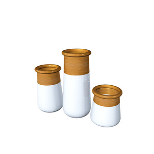 Macetas Modernas y Creativas de Fibra de Vidrio para Piso, Circulares, Decoración para Interiores de Centros Comerciales, Macetas para Flores - Product Image 5