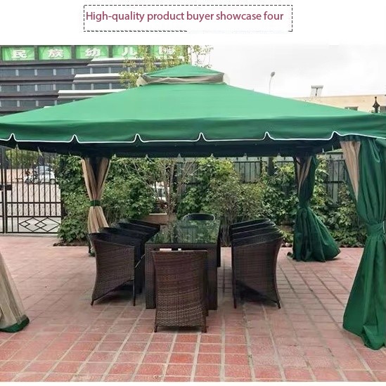 3x4m verde oscuro (incluye doble cortina)