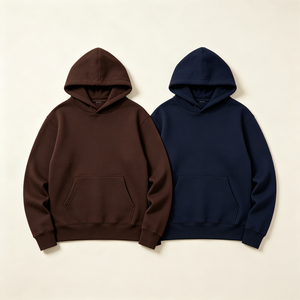Sweat-shirt à capuche personnalisable de haute qualité, doux et unisexe, pour la production en gros avec logo de marque sur mesure. - Product Image 1
