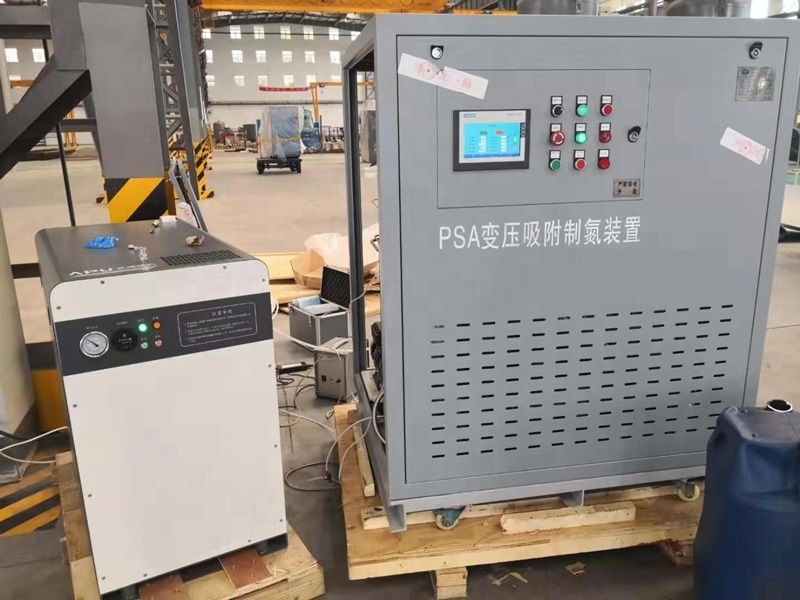 3.7kw 8bar 410l/min libre de aceite desplazamiento compresor de aire conjunto incluyendo motor y polea