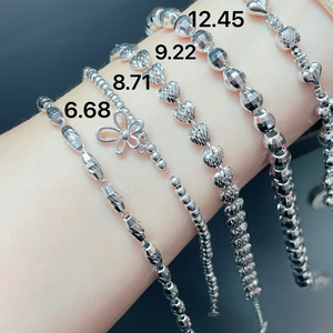 Bracelet en platine Xinfly, tendance et très demandé, en PT950 pur, pour femme, classique, à porter au quotidien, bijou chaîne, bracelet personnalisé. - Product Image 1