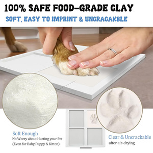 Wholesale New Density Board and Stainless Steel Modern Eco-Friendly Pet <b>Memorial</b> Shadow <b>Box</b> with Paw Print Dogs Cats Printings - Product Image 5