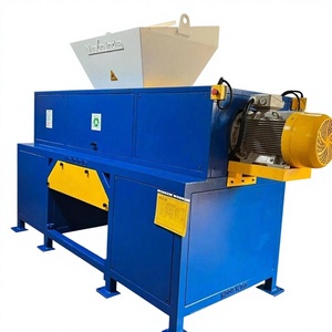 Broyeur MSW tendance à double arbre semi-automatique électrique, capacité 2000 kg/h, pour le broyage du plastique - Product Image 1
