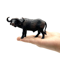 Jouets d'animaux buffle réalistes en PVC, écologiques, certifiés ASTM, échelle 1/60, pour la maternité et l'éducation précoce, unisexe, OEM ODM