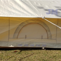 Tente de camping à chevrons personnalisable cabine familiale de luxe en plein air maison 4 saisons tente cabane en toile imperméable