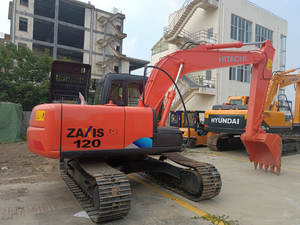12 tonnes Japon Hitachi Zx120 Pelles hydrauliques sur chenilles d'occasion Zx120 Creuseurs à godets d'occasion - Product Image 3