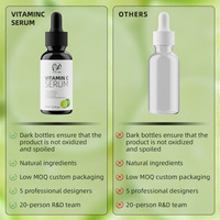 Soins de la peau blanchissants en marque privée, naturels, biologiques, végétaliens, anti-âge, anti-rides, antioxydants, resserrant les pores, hydratants, vitamines C et E