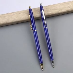 Stylo Bille Innovant à Mécanisme Rotatif, Fin, en Métal, Cadeau d'Affaires, Nouveauté 2025, Logo Personnalisé, Promotionnel, Vente en Gros - Product Image 2