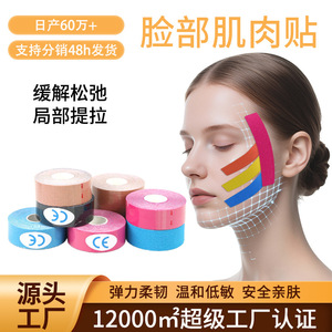 Bande de kinésiologie élastique rechargeable non invasive pour lifting du visage, réduction des rides, raffermissement de la peau, appareil de beauté portable - Product Image 5