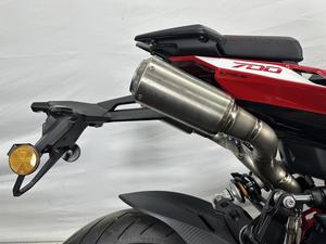 Neuer Hochleistungs-Titan-Edelstahl-Kohlefaser-Motorrad-Auspuff für Italjet Dragster 700 Twin <span class=keywords><strong>VANHOOL</strong></span> - Product Image 4