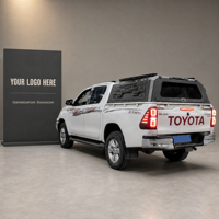 Couvre-caisses de camionnettes en alliage d'aluminium, à prix variés, adaptés aux véhicules comme Ford et Toyota.