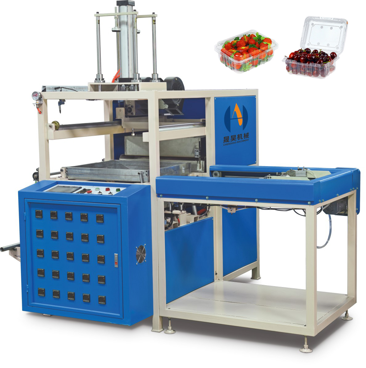 Вакуумная формовочная машина для пластиковых коробок ПЭТ из Китая