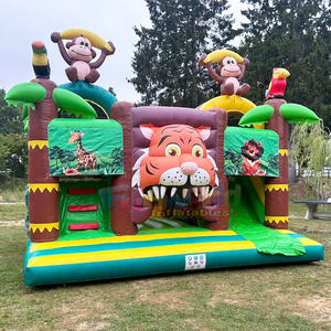 Commercial Grade Kids Outdoor Party <strong>Jumper</strong> Bounce House and Slide Chateau Gonflable Inflatable <strong>tiger</strong> Bouncy Castle - Product Image 5