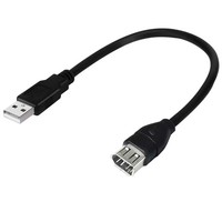 Câble adaptateur USB 20 cm Firewire IEEE 1394 6 broches femelle vers USB mâle pour imprimante, appareil photo numérique, scanner, disque dur 0,2 m