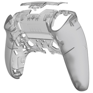 Extremerate อะไหล่ฝาครอบเคสด้านหลังสีดำใสสำหรับอุปกรณ์ควบคุมขอบ PS5แบบ Dualsense - Product Image 3