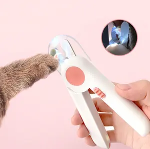 Phong Cách Mới LED Light Cat Nail Kéo Pet Grooming Kéo