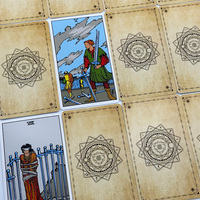 Prix usine Haute Qualité Rider Waite Tarot Cards 78 Impression Personnalisée Original Oracle Tarot Card Deck Avec Guide