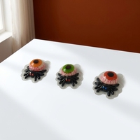 Spider Eyeball Center Filled Multi-Colored Sweet Gummy Candy Halloween Spooky Novelty Fruitvulling Individuele zak Kinderen Vakantie
