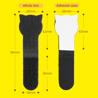 Attaches de câble adhésives à boucle et à crochet pour l'organisation des fils de table avec ruban de fixation adhésif