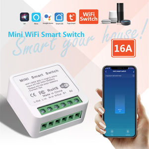 {Manufacturer}Tuya Wifi Smart Home Automation 16A Interrupteur Disjoncteur Télécommande Contrôle Vocal Alexa - Product Image 4
