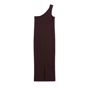 Robe midi moulante en maille tricotée avec accessoires métalliques sexy, nouvelle collection été 2025 pour femme 2756025 - Product Image 6
