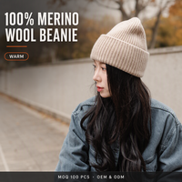 Bonnet en tricot côtelé épais réglable avec revers plié, impression par sublimation de logo personnalisé, chapeau d'hiver chaud pour l'extérieur
