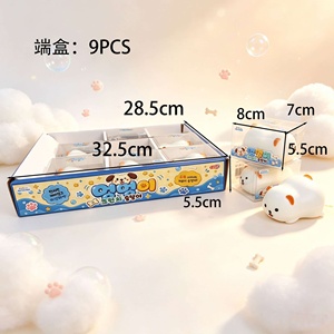 Cute Dog Silicone LED <b>Night</b> <b>Light</b> Rechargeable Soft Touch <b>Children's</b> Bedside Lamp Color Changing Gift Decor - Product Image 2