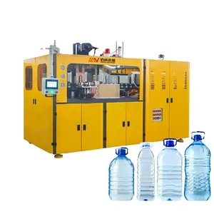 Máquina de soplado automático de agua mineral de 2 cavidades Máquina de moldeo por soplado de plástico de preforma de PET A botella de PET