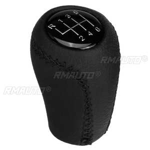 Pommeau de levier de vitesse en cuir pour voiture 5 vitesses 6 vitesses pour MAZDA 3 BK BL 5 CR CW 6 II GH CX-7 ER MX-5 NC III MT 2007-2012 - Product Image 2