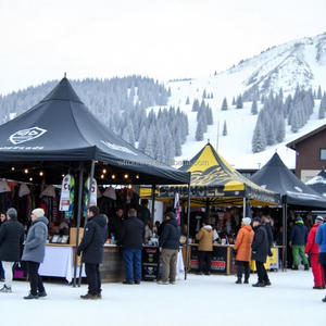 Çadır 3x 3m fuar çadırı açık olay reklam ağır özelleştirilmiş Pop up baskılı çadır gölgelik - Product Image 3